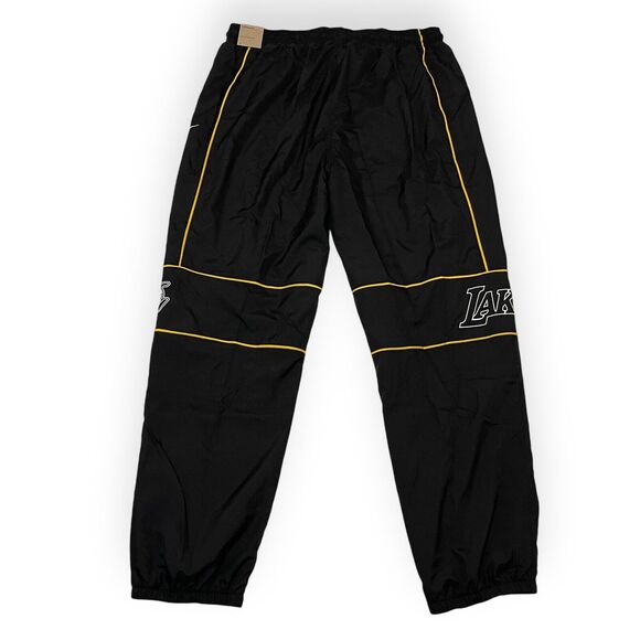 Nike Los Angeles Lakers Woven Dri-Fit Pants Black NBA 75th Anniversary Size XL - Picture 4 of 12